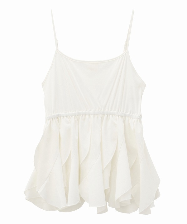 ♡大人気即完♡ ココディール ラッフルキャミニットセット ブラック ラッフルキャミニットセット｜PETAL ONLINE（ペタルオンライン）