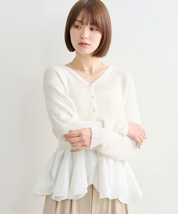 SOLD OUT】COCODEAL ココディール ラッフルキャミニットセット