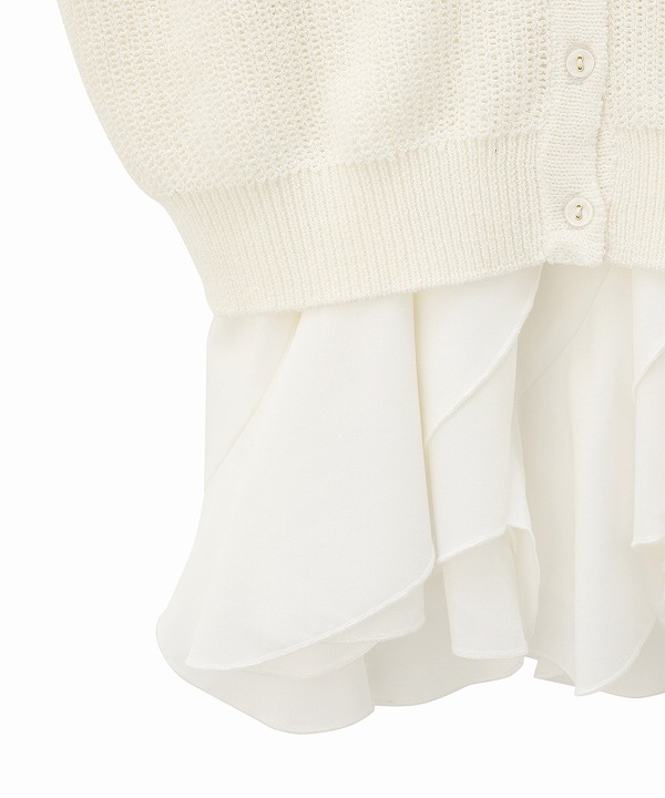 ♡大人気即完♡ ココディール ラッフルキャミニットセット ブラック ラッフルキャミニットセット｜PETAL ONLINE（ペタルオンライン）
