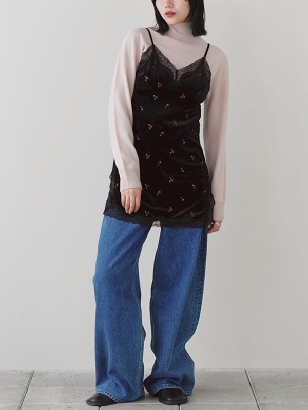 ��ͽ���ʡ�TODAYFUL �ȥ��ǥ��ե�  Petit Flower Velour Tunic 12620411 10�����11��������ͽ�� /����󥻥������Բľ���