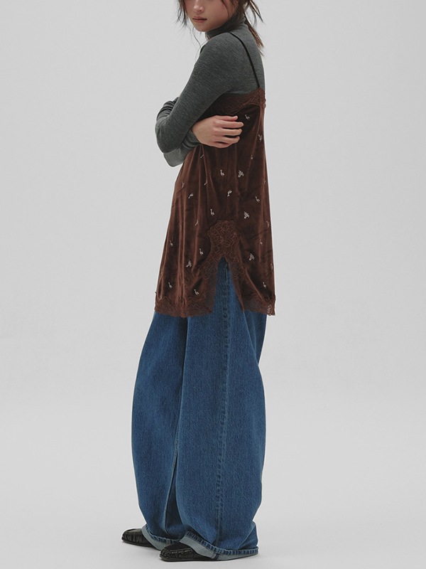 ��ͽ���ʡ�TODAYFUL �ȥ��ǥ��ե�  Petit Flower Velour Tunic 12620411 10�����11��������ͽ�� /����󥻥������Բľ���