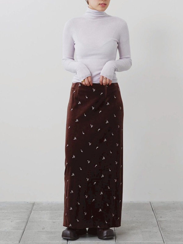 ��ͽ���ʡ�TODAYFUL �ȥ��ǥ��ե�  Petit Flower Velour Skirt 12620807 10�����11��������ͽ�� /����󥻥������Բľ���