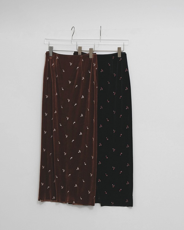 ��ͽ���ʡ�TODAYFUL �ȥ��ǥ��ե�  Petit Flower Velour Skirt 12620807 10�����11��������ͽ�� /����󥻥������Բľ���