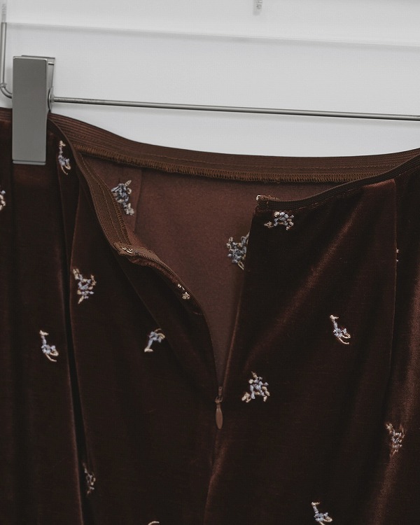 ��ͽ���ʡ�TODAYFUL �ȥ��ǥ��ե�  Petit Flower Velour Skirt 12620807 10�����11��������ͽ�� /����󥻥������Բľ���