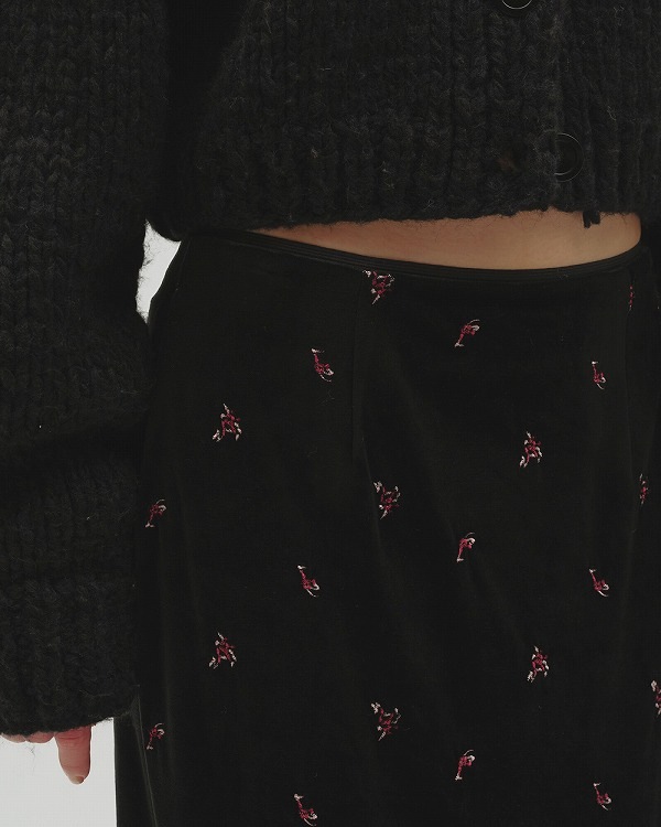 ��ͽ���ʡ�TODAYFUL �ȥ��ǥ��ե�  Petit Flower Velour Skirt 12620807 10�����11��������ͽ�� /����󥻥������Բľ���