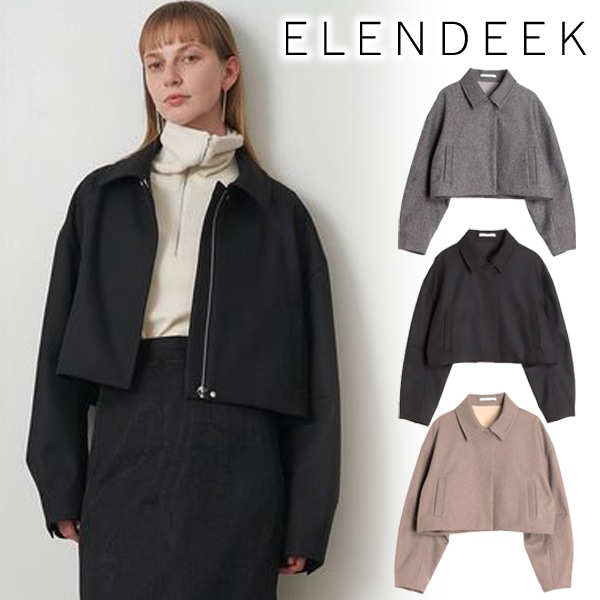 エレンディーク ELENDEEK ダウン ジャケット トップス パーカー 黒 エレンディーク ELENDEEK ダウン ジャケット トップス パーカー 黒