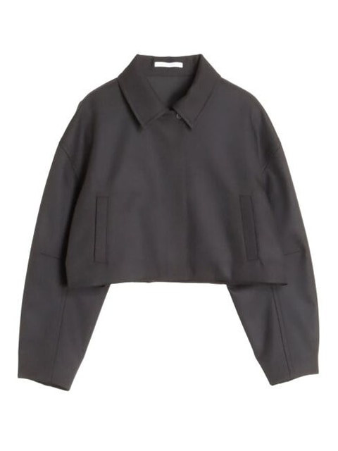 ELENDEEK エレンディーク　フォーレザータックジャケット　ブラック OVER SIZE SHEER BZ | ELENDEEK/エレンディーク