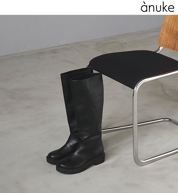 SOLD OUT】anuke アンヌーク Ecoleather Long Boots 62521007