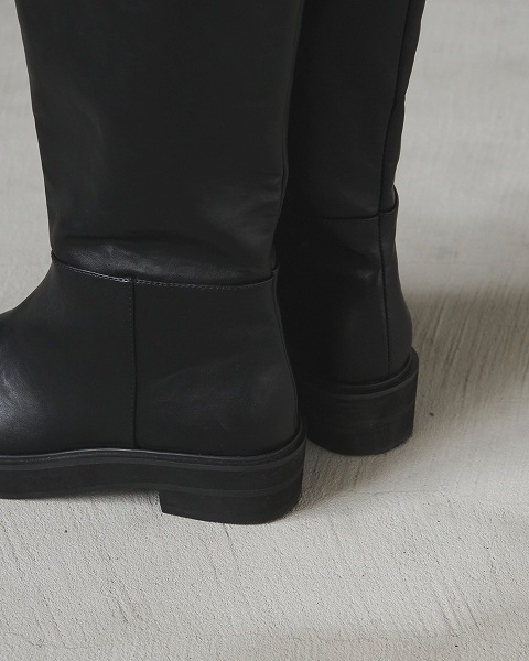 anuke アンヌーク Ecoleather Long Boots 62521007 /キャンセル