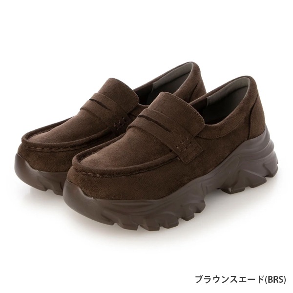 期間限定10%OFF】EVOL イーボル スニーカーソールローファー IZ5849