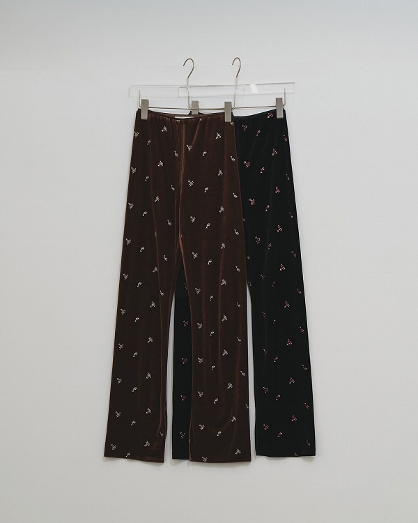 ��ͽ���ʡ�TODAYFUL �ȥ��ǥ��ե�  Petit Flower Velour Leggings 12620721 10�����11��������ͽ�� /����󥻥������Բľ���