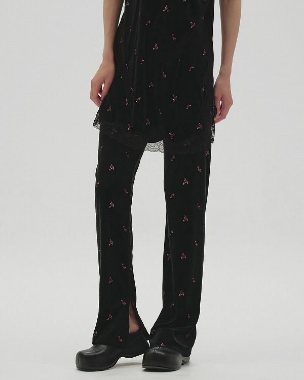 ��ͽ���ʡ�TODAYFUL �ȥ��ǥ��ե�  Petit Flower Velour Leggings 12620721 10�����11��������ͽ�� /����󥻥������Բľ���