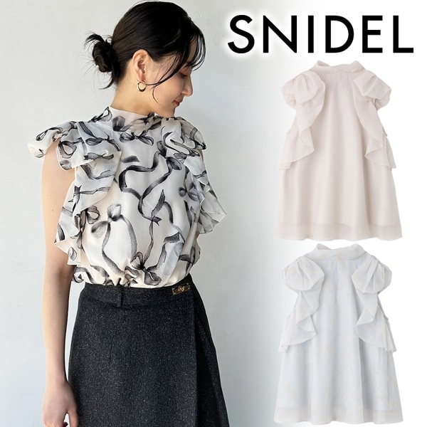 SOLD OUT】【期間限定10%OFF】SNIDEL スナイデル Sustainableリボン 
