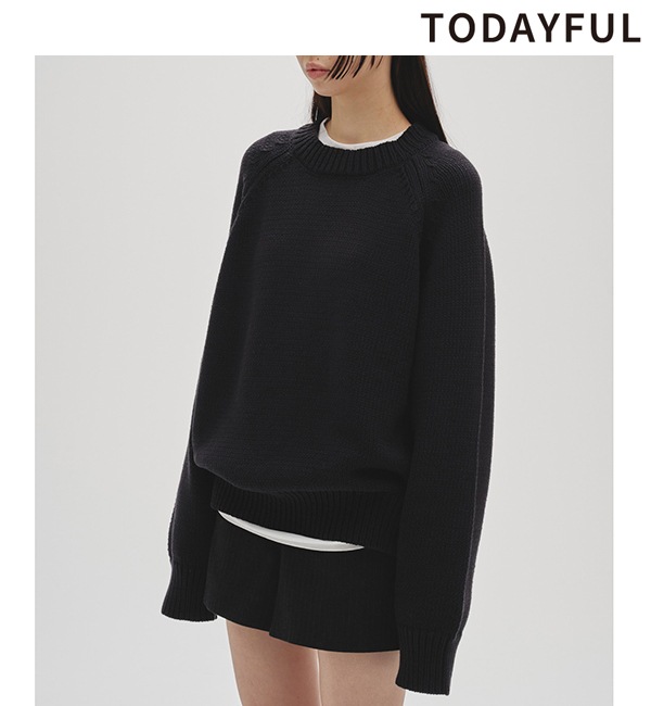 SOLD OUT】TODAYFUL トゥデイフル Raglan Knit Pullover 12520510