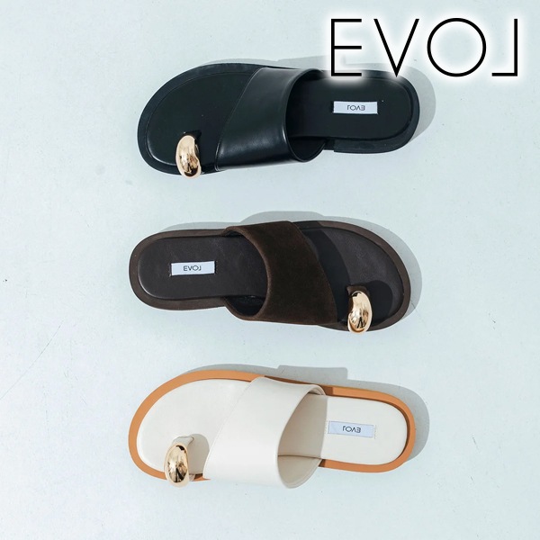 EVOL/イーボル】【ふかふか・柔らかい】リングフラットトング