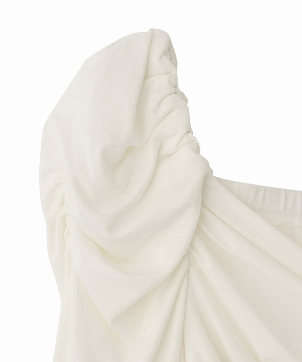 SOLD OUT】【再入荷】COCODEAL ココディール フリルドレープトップス