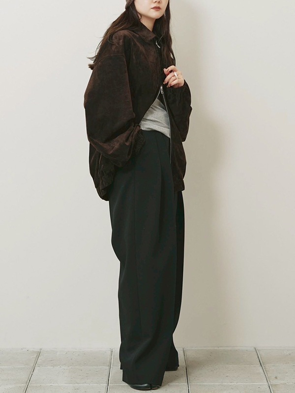 ��ͽ���ʡ�TODAYFUL �ȥ��ǥ��ե�  Suede Zip Blouson 12620204 9�����10��������ͽ�� /����󥻥������Բľ���