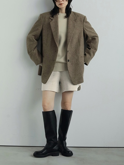 ジャケット・アウター anuke Herringbone Wool Jacket ànuke - 【25AW】Herringbone Wool Jacket / ヘリンボーン