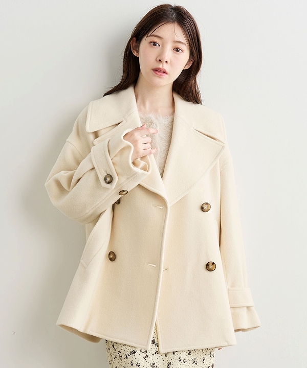 COCODEALショートコート COCODEAL ココディール インペリアルモッサショートPコート