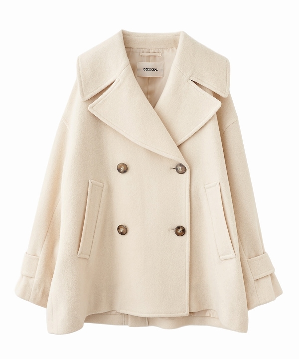 COCODEAL ココディール インペリアルモッサショートPコート 75619381