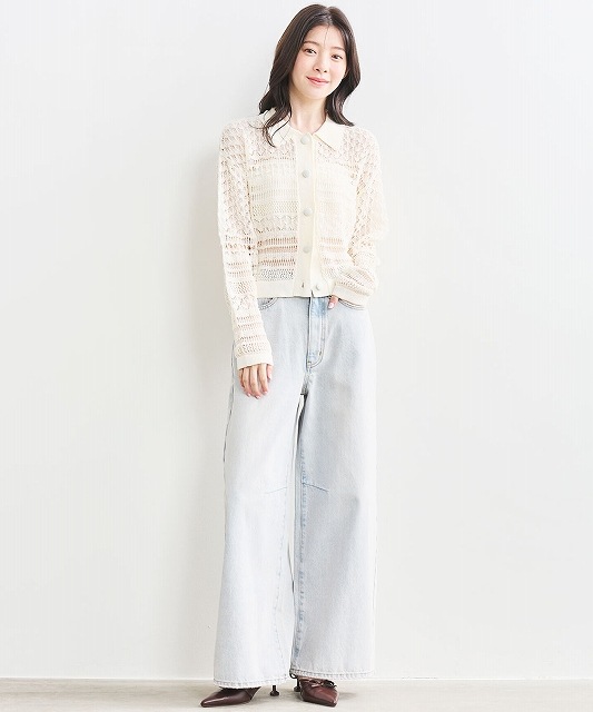 COCODEAL ココディール レース編みニットシャツ 75533154 /キャンセル