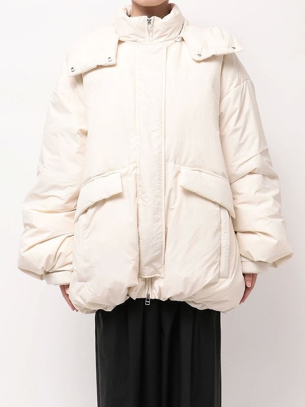 本日限定お値下げ！　エレンディーク　フォルムコート 中古・古着通販】ELENDEEK (エレンディーク) フォルムショートウール