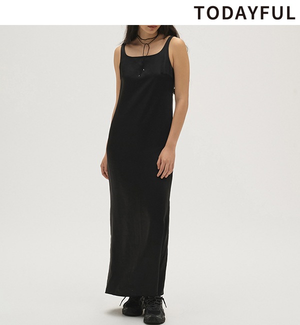 ��ͽ���ʡ�TODAYFUL �ȥ��ǥ��ե�  Squareneck Satin Dress 12610305 4�����5��������ͽ�� /����󥻥������Բľ���