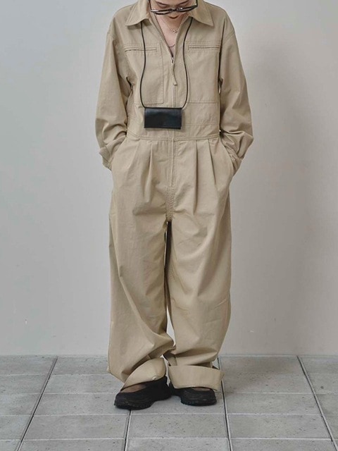 SALE20%OFF】TODAYFUL トゥデイフル Twill Zip Combinaison 12520304