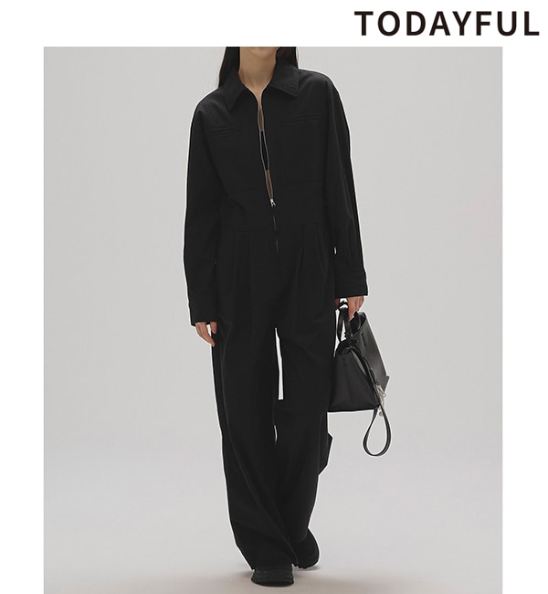 SALE20%OFF】TODAYFUL トゥデイフル Twill Zip Combinaison 12520304