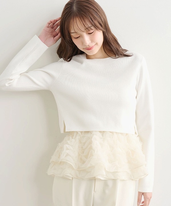 6日間限定10%OFF 5/19(火)10時まで】COCODEAL ココディール フリル 6日間限定10%OFF 5/19(火)10時まで】COCODEAL ココディール フリル