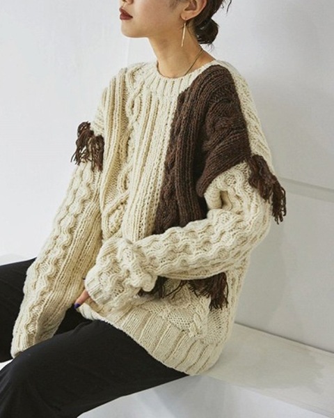 予約商品/TODAYFUL トゥデイフル /Patchwork Hand Knit 12220508 10月 ...