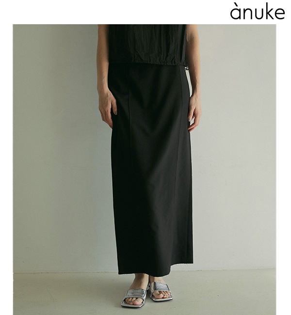 Velour Short Tops -BLACK(62510610) anuke(アンヌーク)（ànuke