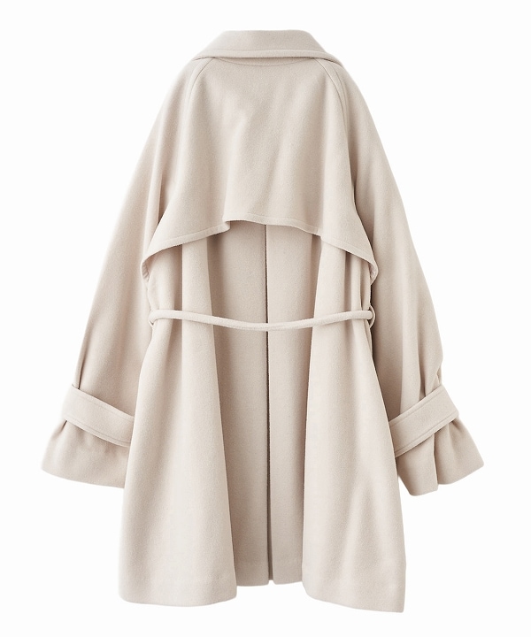 COCODEAL ココディール スタンドカラーミドル丈トレンチコート