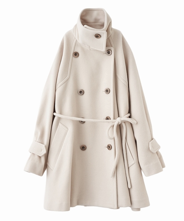 COCODEAL ココディール スタンドカラーミドル丈トレンチコート