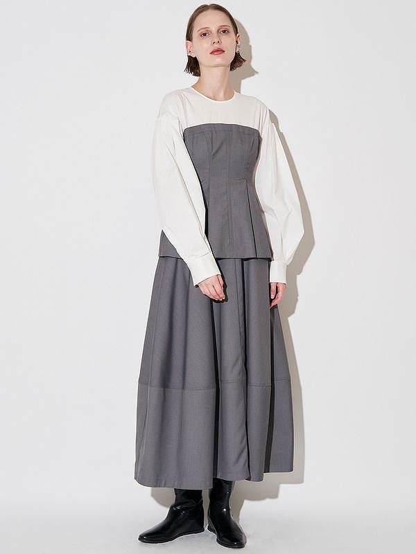 SALE50%OFF】ELENDEEK エレンディーク BEAR LAYERED OP ベアレイヤード
