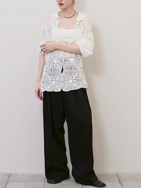 ��ͽ���ʡ�TODAYFUL �ȥ��ǥ��ե�  Crochet Lace Shirts 12610420 4������5��������ͽ�� /����󥻥������Բľ���