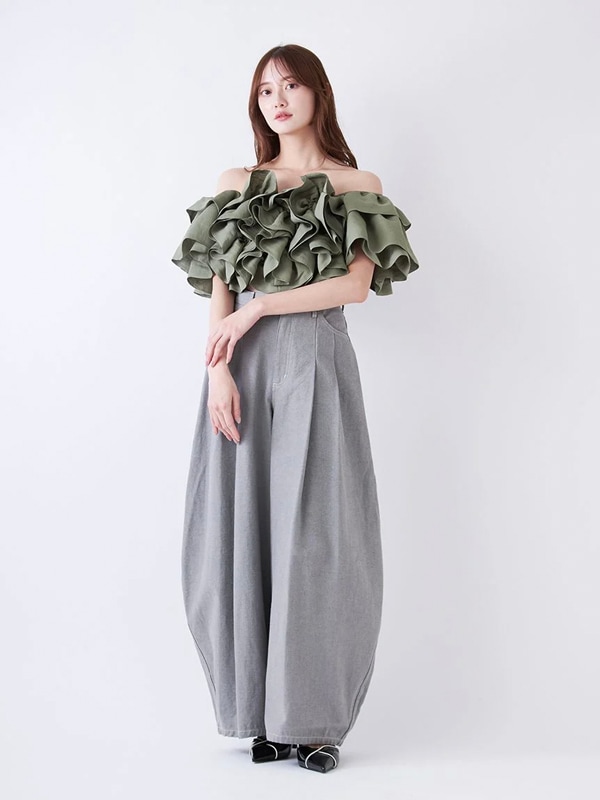 �ڴ��ָ���10%OFF��SNIDEL ���ʥ��ǥ�  �����֥ǥ˥�磻�ɥѥ�� SWFP261236  /����󥻥������Բľ��ʡ������ˤ�15���ޤ�¨��ȯ��(���˰ʳ�)��