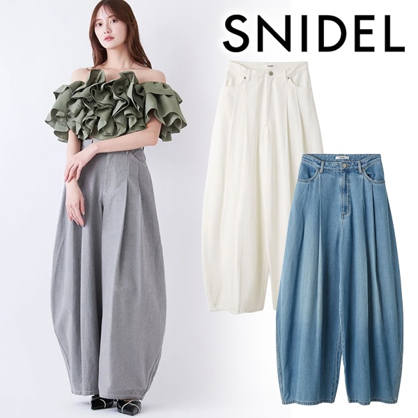 �ڴ��ָ���10%OFF��SNIDEL ���ʥ��ǥ�  �����֥ǥ˥�磻�ɥѥ�� SWFP261236  /����󥻥������Բľ��ʡ������ˤ�15���ޤ�¨��ȯ��(���˰ʳ�)��