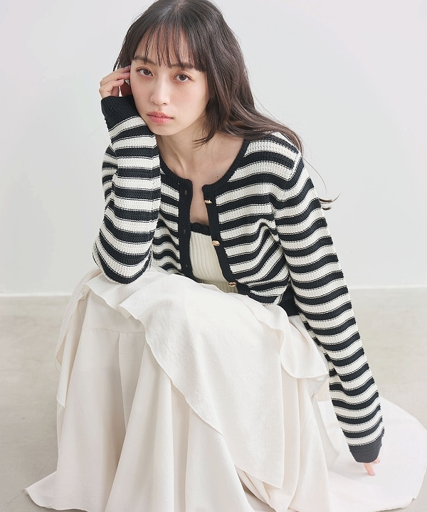 SALE30%OFF】COCODEAL ココディール アシメフリルティアードスカート