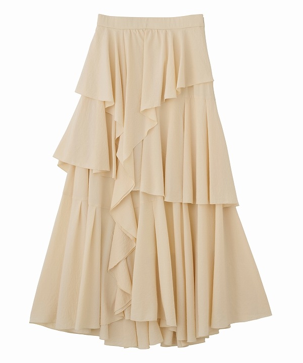 SALE30%OFF】COCODEAL ココディール アシメフリルティアードスカート