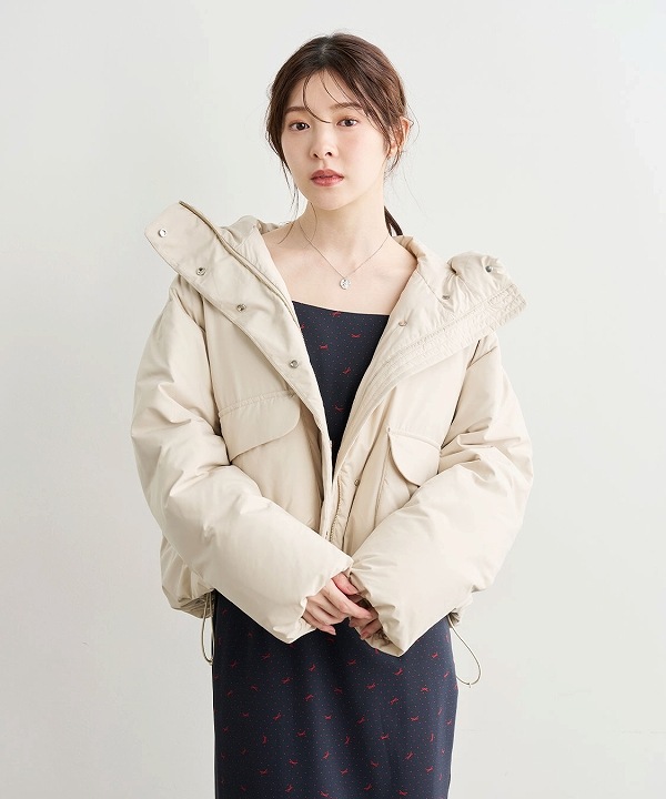 SALE30%OFF】COCODEAL ココディール ショートフードダウンコート