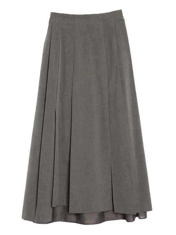 SOLD OUT】【SALE50%OFF】ELENDEEK エレンディーク SLIT PLEATS SK