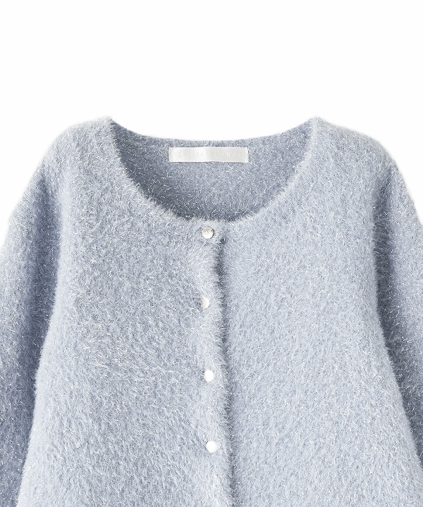 LILLIAN CARAT リリアンカラット ラメニットカーディガン＆キャミ