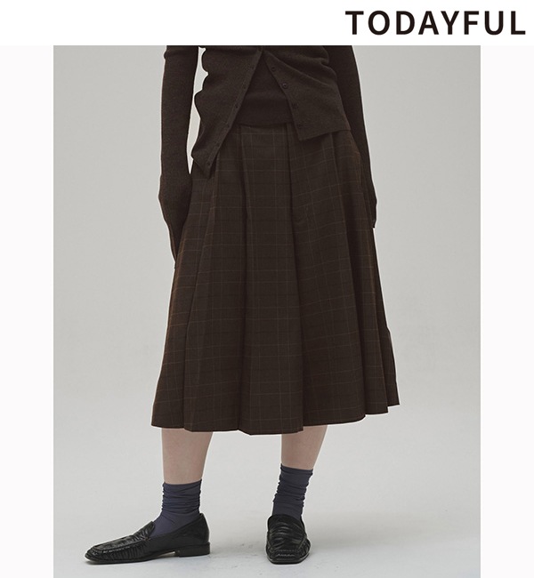 ��ͽ���ʡ�TODAYFUL �ȥ��ǥ��ե�  Pleats Bermuda Pants 12620707 9�����10��������ͽ�� /����󥻥������Բľ���