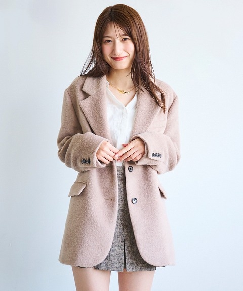 SALE50%OFF】COCODEAL ココディール シャギーオーバーテーラード