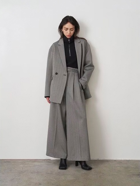 未使用 ELENDEEK エレンディーク SALE50%OFF】 ELENDEEK エレンディーク HERRINGBONE WIDE PT