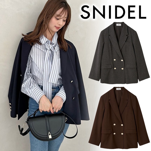 期間限定10%OFF】SNIDEL スナイデル Sustainableメタルボタン