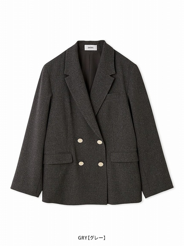 snidel Sustainableイレギュラー金ボタンジャケット ネイビー 楽天市場】SALE10%OFF スナイデル SNIDEL Sustainableイ
