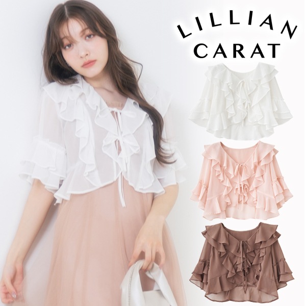 ��SALE50%OFF��LILLIAN CARAT ��ꥢ�󥫥�å� �ե���ȥ�ܥ�ե��ܥ���֥饦�� 45518515 /����󥻥������Բľ��� �������ˤ�15���ޤ�¨��ȯ��(���˰ʳ�)��