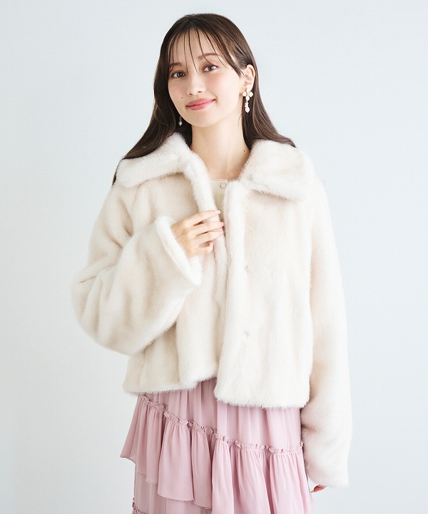 SALE30%OFF】LILLIAN CARAT リリアンカラット フェイクファーショート